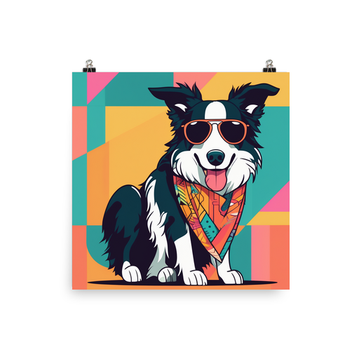 PugMug Custom Border Collie Poster