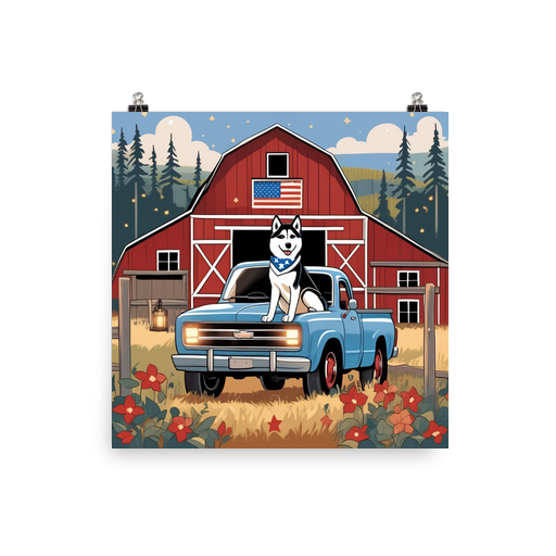 PugMug Custom Siberian Husky Poster