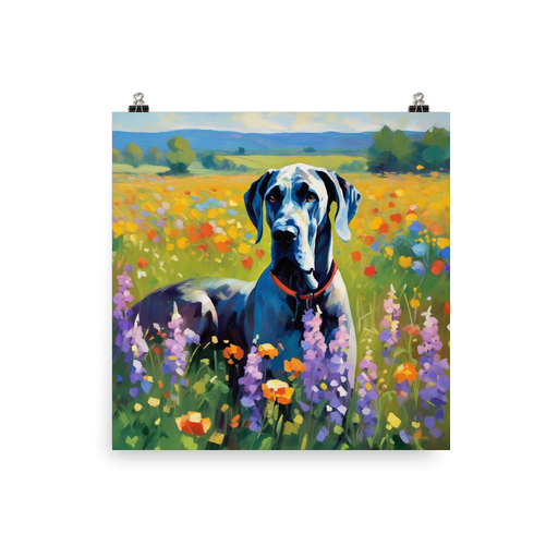 PugMug Custom Great Dane Poster
