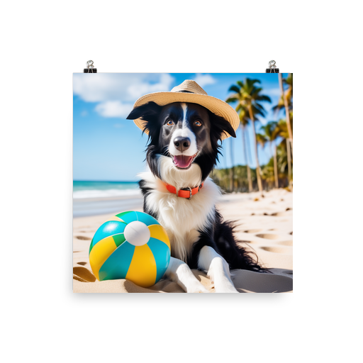PugMug Custom Border Collie Poster