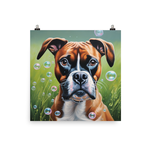 PugMug Custom Boxer Dog Poster