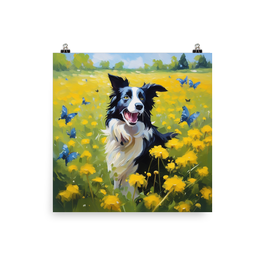 PugMug Custom Border Collie Poster