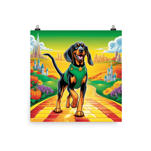 PugMug Custom Bloodhound Poster