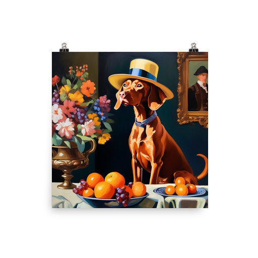 PugMug Custom Vizsla Poster