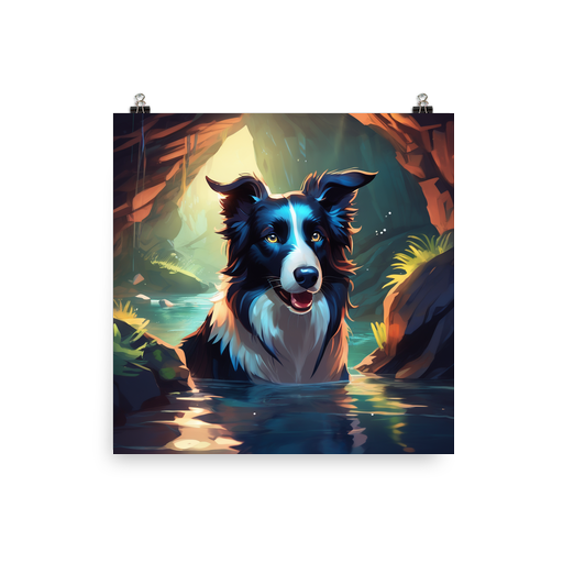 PugMug Custom Border Collie Poster