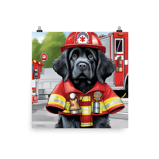 PugMug Custom Newfoundland Poster