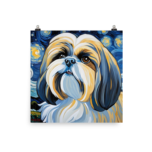 PugMug Custom Shih Tzu Poster