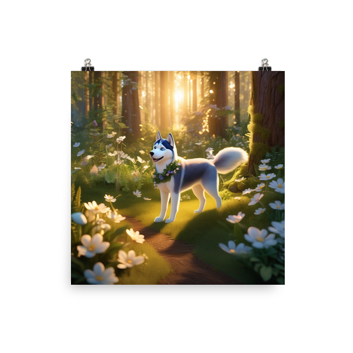 PugMug Custom Siberian Husky Poster