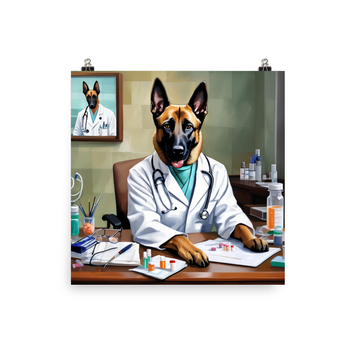 PugMug Custom Belgian Malinois Poster