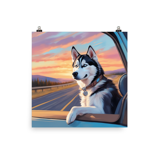 PugMug Custom Siberian Husky Poster