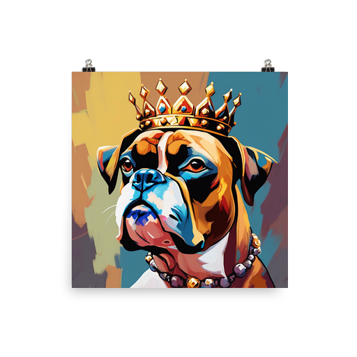 PugMug Custom Boxer Dog Poster