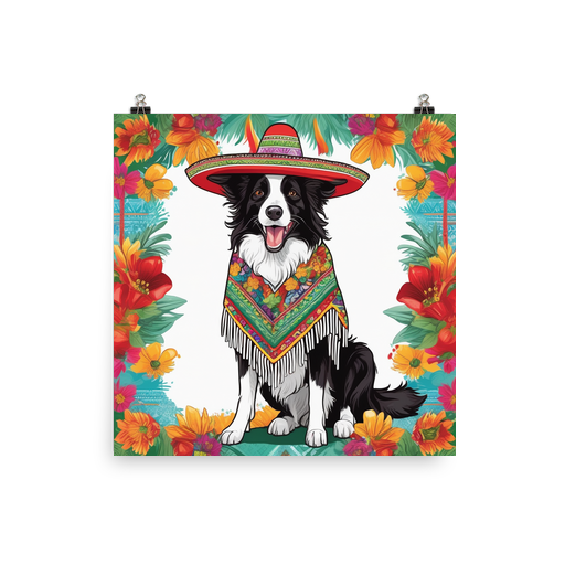 PugMug Custom Border Collie Poster