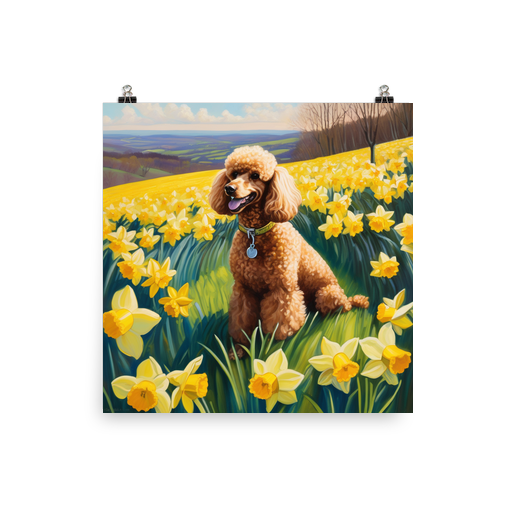 PugMug Custom Tan Poodle Poster