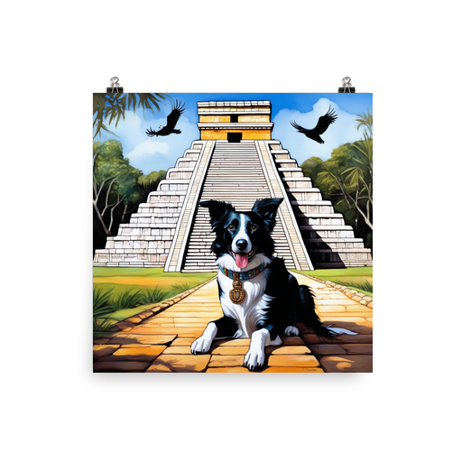 PugMug Custom Border Collie Poster