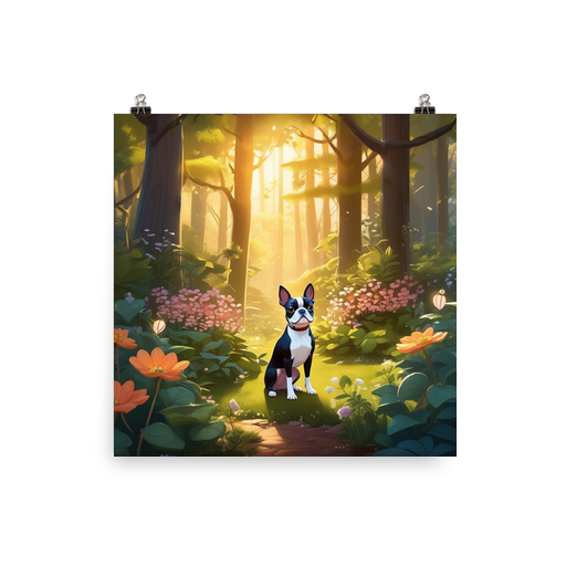 PugMug Custom Boston Terrier Poster