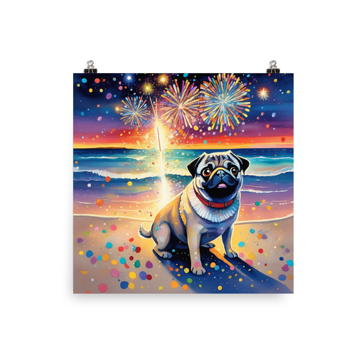 PugMug Custom Pug Poster