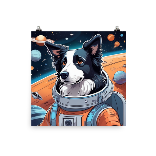 PugMug Custom Border Collie Poster
