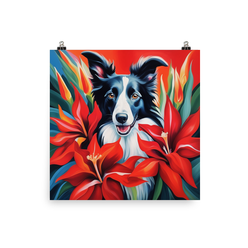 PugMug Custom Border Collie Poster