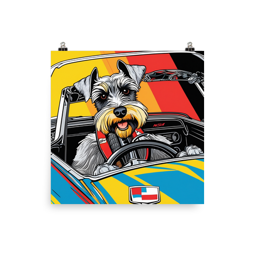 PugMug Custom Miniature Schnauzer Poster