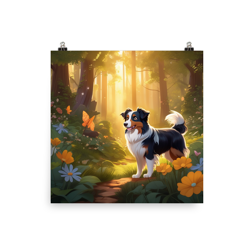 PugMug Custom Australian Shepherd Dog Poster