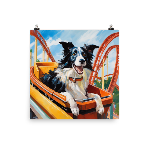 PugMug Custom Border Collie Poster