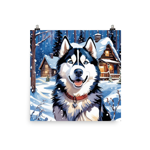 PugMug Custom Siberian Husky Poster