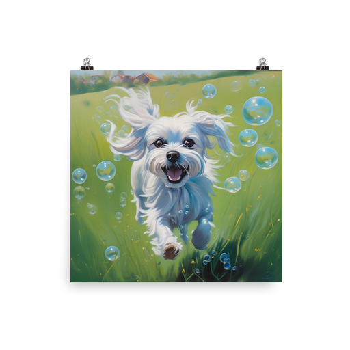 PugMug Custom Maltese Dog Poster
