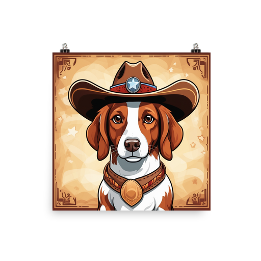 PugMug Custom Brittany Dog Poster