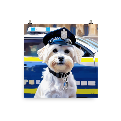 PugMug Custom Maltese Dog Poster