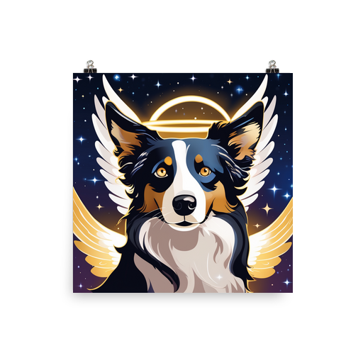 PugMug Custom Border Collie Poster