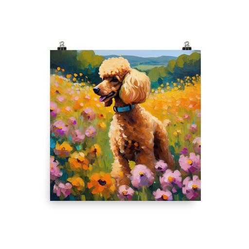 PugMug Custom Tan Poodle Poster