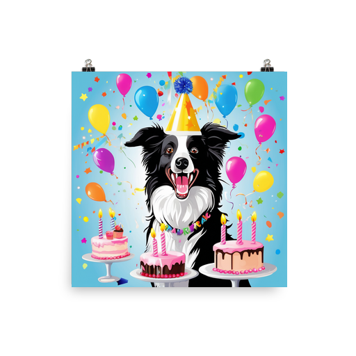 PugMug Custom Border Collie Poster