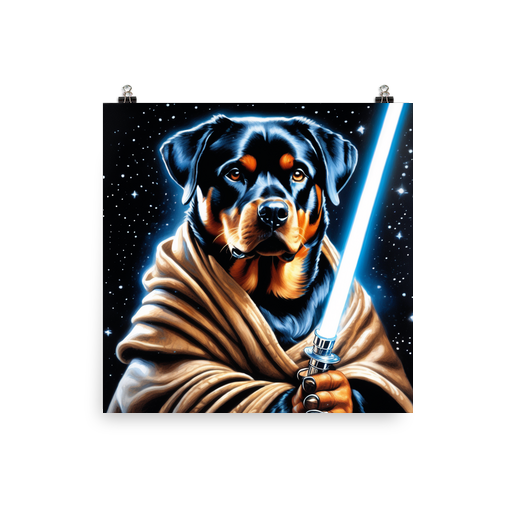 PugMug Custom Rottweiler Poster