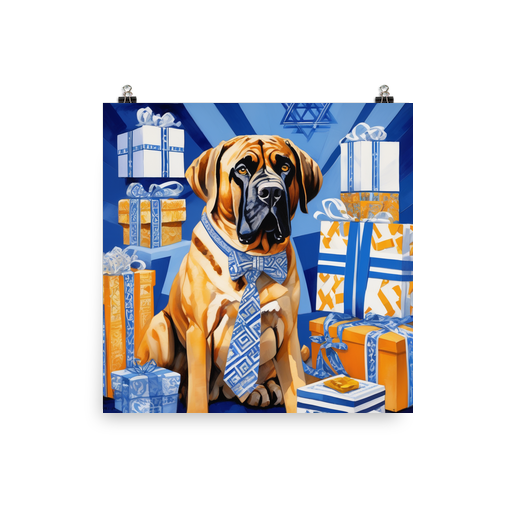 PugMug Custom Mastiff Poster