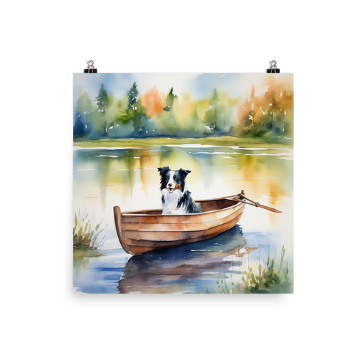 PugMug Custom Border Collie Poster