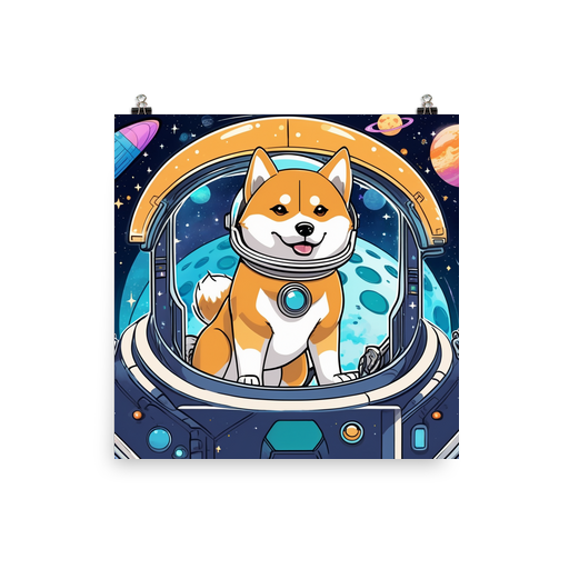 PugMug Custom Shiba Inu Poster