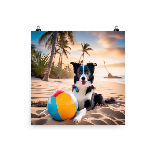 PugMug Custom Border Collie Poster