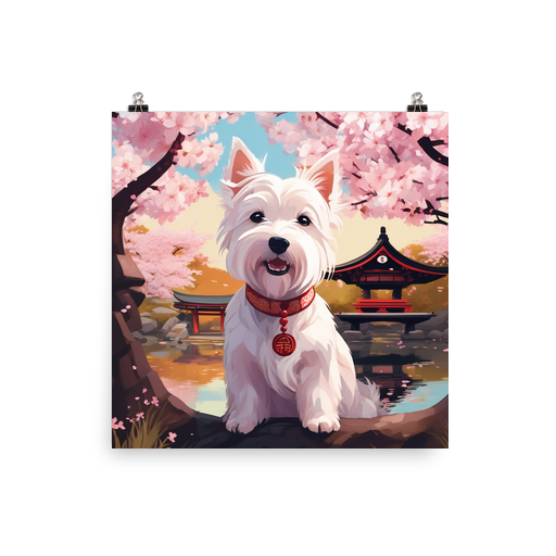 PugMug Custom West Highland White Terrier Poster