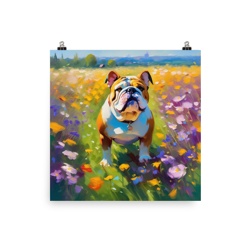 PugMug Custom Bulldog Poster