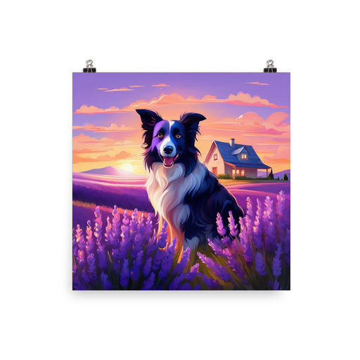 PugMug Custom Border Collie Poster