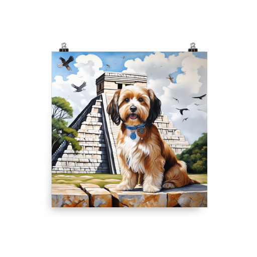 PugMug Custom Tan Havanese Dog Poster