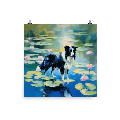 PugMug Custom Border Collie Poster