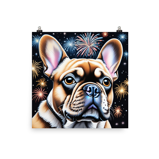 PugMug Custom Tan French Bulldog Poster