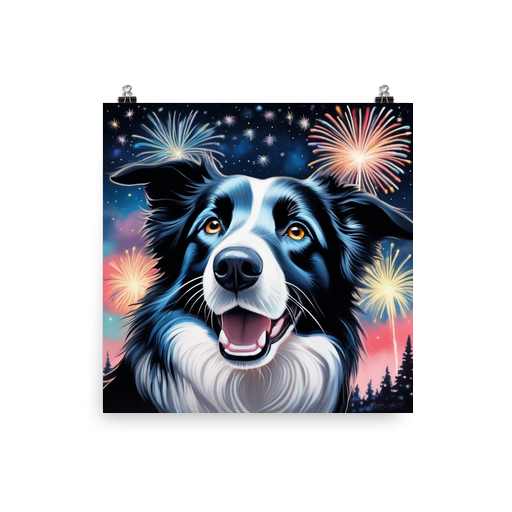 PugMug Custom Border Collie Poster