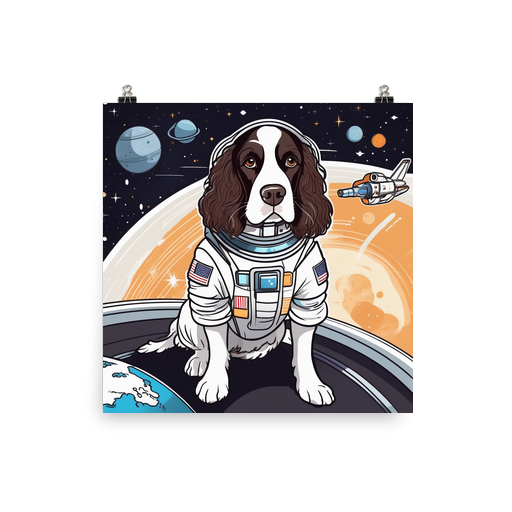PugMug Custom English Springer Spaniel Poster