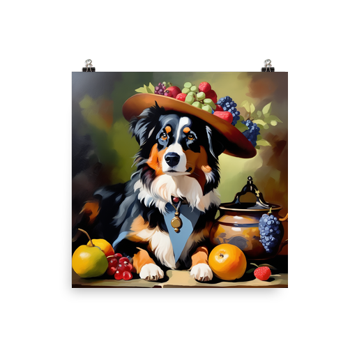 PugMug Custom Miniature American Shepherd Poster