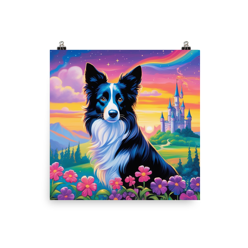 PugMug Custom Border Collie Poster