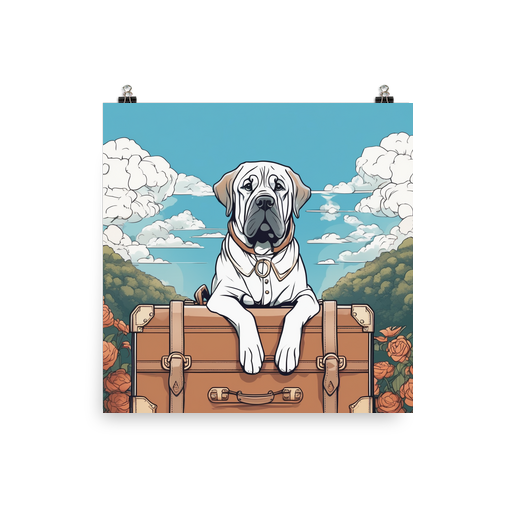 PugMug Custom Mastiff Poster