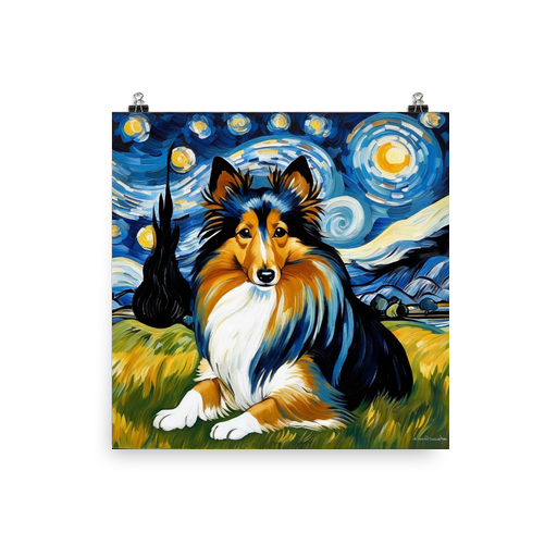 PugMug Custom Shetland Sheepdog Poster