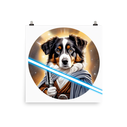 PugMug Custom Miniature American Shepherd Poster